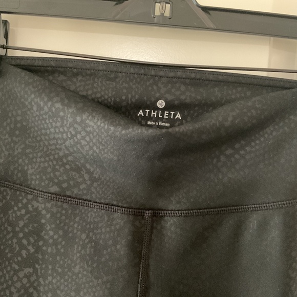 Athleta Black snake print leggings - Picture 2 of 6